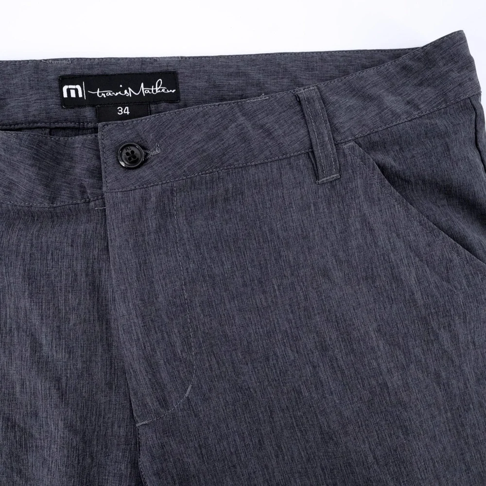 Travis Mathew Heathered Performance Golf Pants Grey Mens 34x32